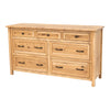 Jamestown Amish 7-Drawer Low Dresser