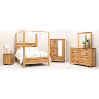 Jamestown Amish Four Poster Canopy Bed