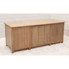 Jamestown Hickory Wood Adjustable Standing Executive Desk with Drawers | WB