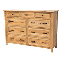 Jamestown Amish 9-Drawer Tall Dresser