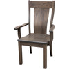 Jordan Oak Wood Arm Dining Chair | AS