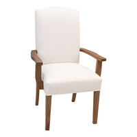 Jordan Upholstered Dining Chair with Wood Arms | R1-24