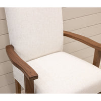Jordan Upholstered Dining Chair with Wood Arms | R1-24