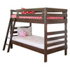 Kenzie Oak Wood Twin Over Twin Bunk Bed | RT