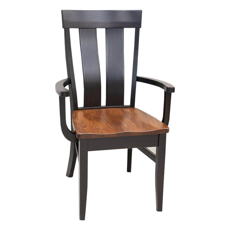 Kirtland Black & Wood Arm Dining Chair | M-EB&E-MC