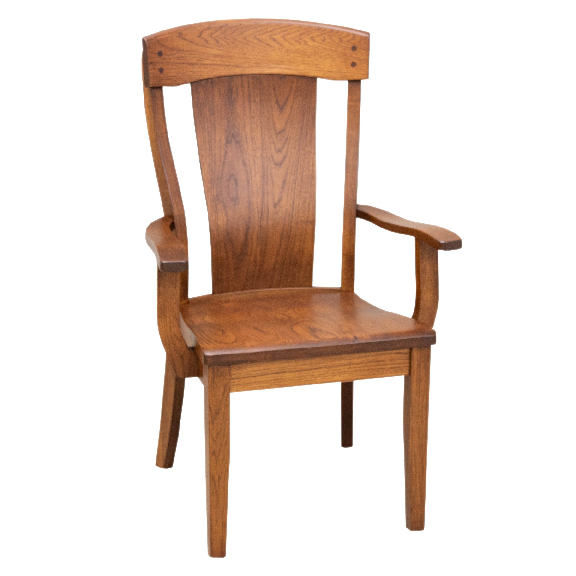 Kingston Hickory Wood Arm Dining Chair | MC