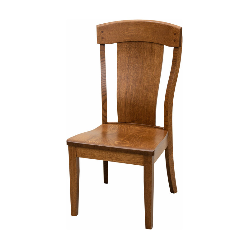 Kingston Quarter Sawn White Oak Wood Side Dining Chair | ASB