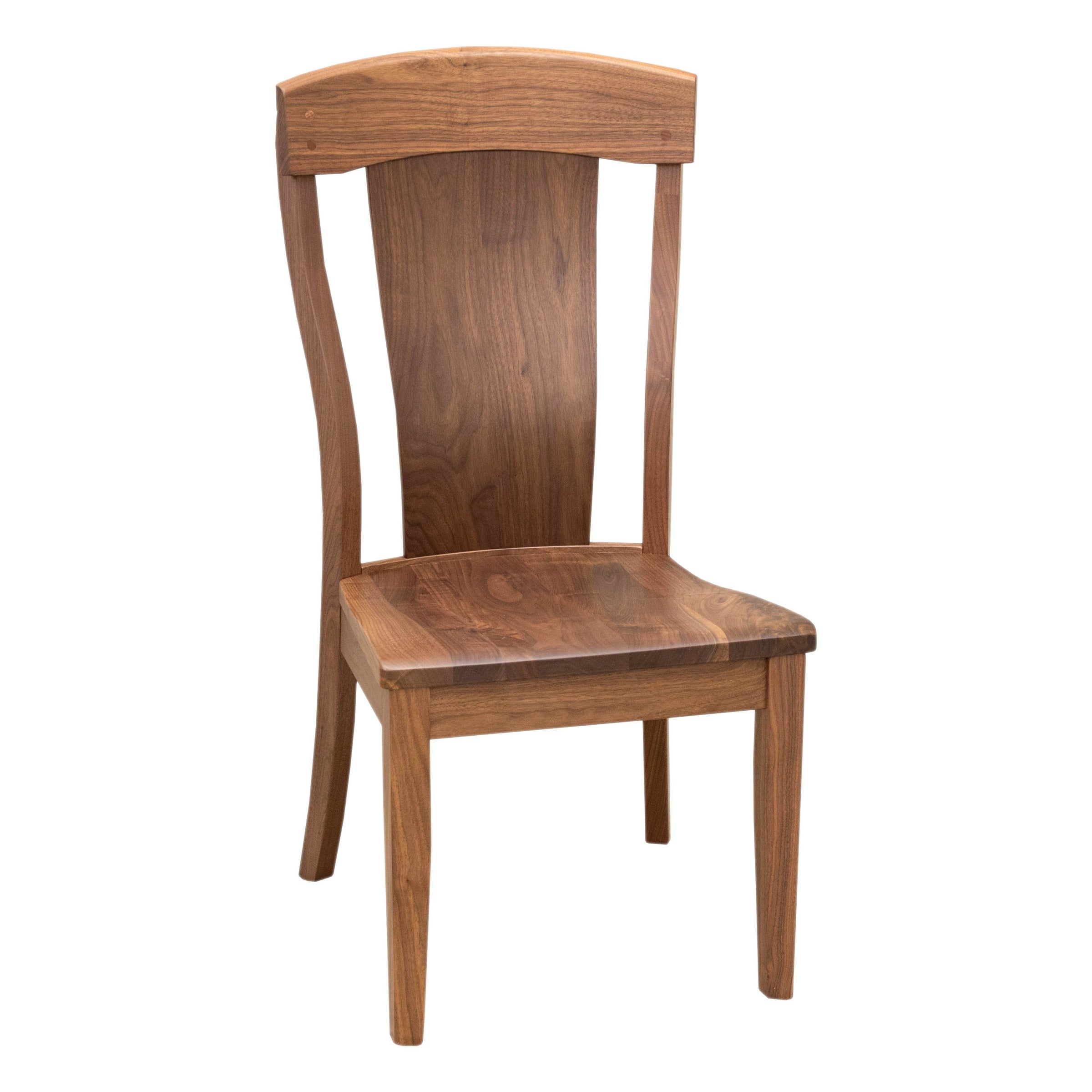 Kingston Walnut Wood Side Dining Chair | NAT