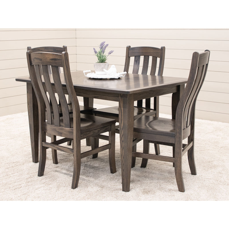 Yoder's Shaker Oak Wood Small Rectangle Kitchen Table | SB