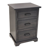 Lansing Amish 3-Drawer Maple Wood Nightstand | DK