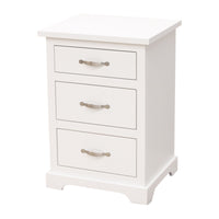 Lansing Amish 3-Drawer Maple Wood Nightstand | DW