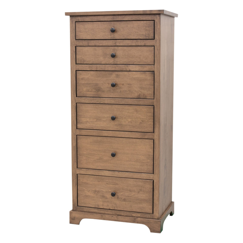 Lansing Amish 6-Drawer Maple Wood Lingerie Dresser | CO