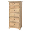 Lansing Amish 6-Drawer Maple Wood Lingerie Dresser | DS