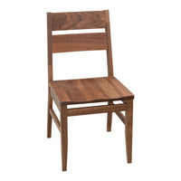 Lakeville Walnut Wood Side Dining Chair | NAT