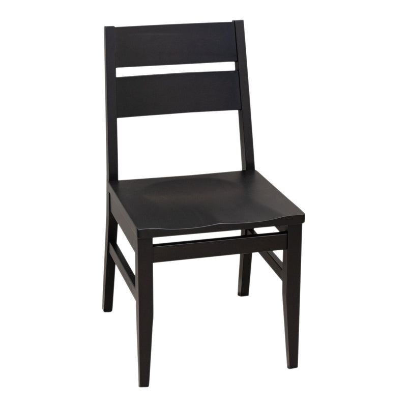 Lakeville Black Maple Wood Side Dining Chair | EB