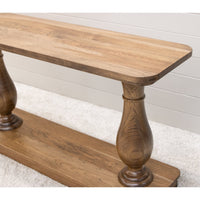 Lawrence Baluster Hickory Wood Sofa Table | CO