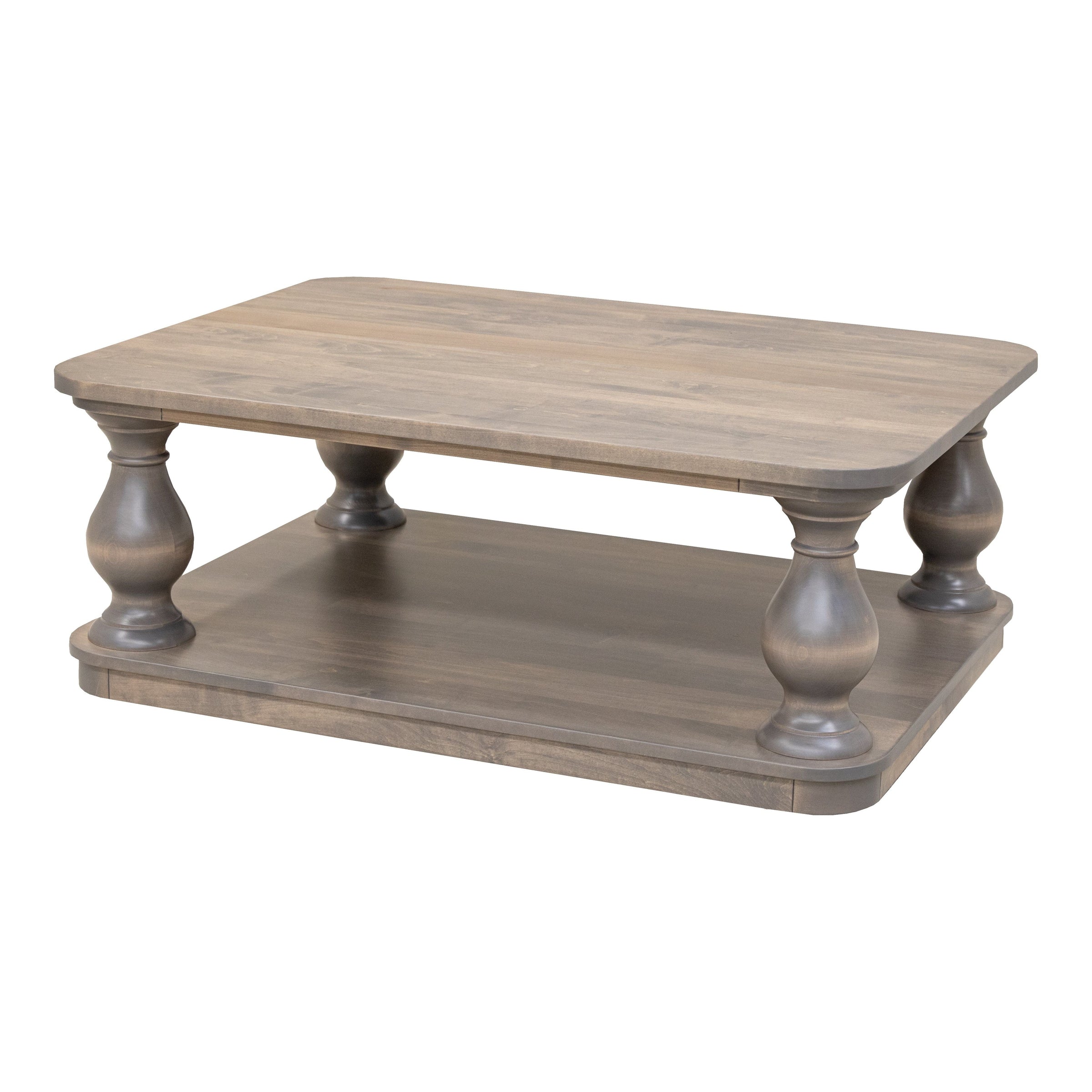 Lawrence Baluster Maple Wood Coffee Table | VD