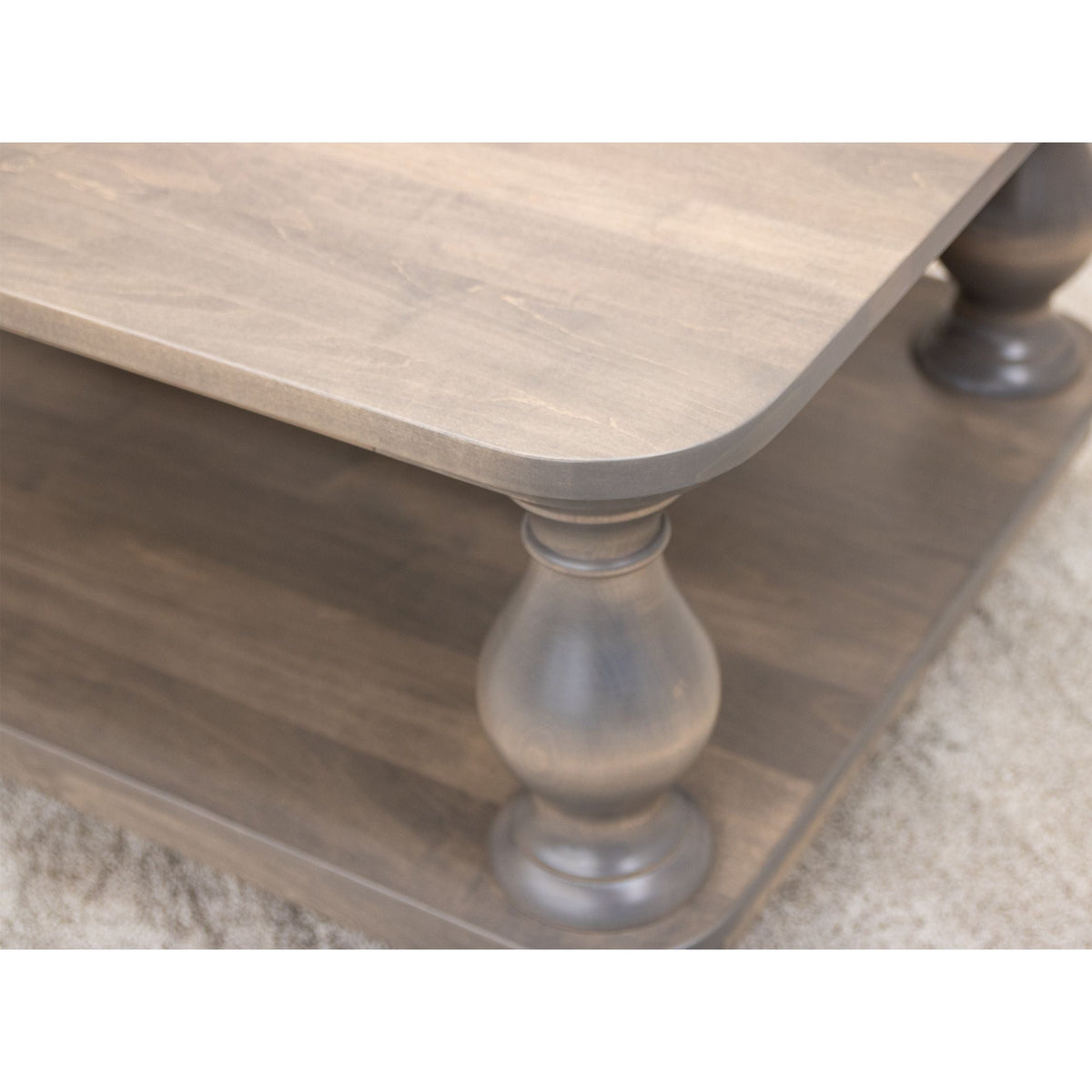 Lawrence Baluster Maple Wood Coffee Table | VD