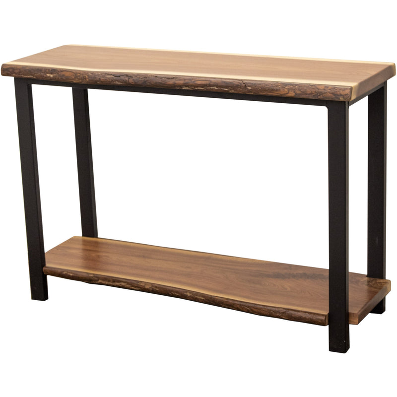 Walnut Live Edge Wood Sofa Table | NAT