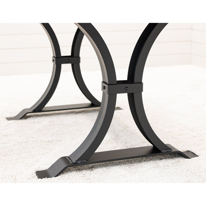 Live Edge River Walnut Wood Dining Table