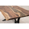 Live Edge River Walnut Wood Dining Table