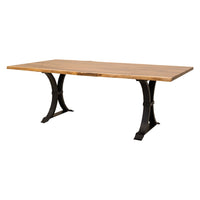 Live Edge Walnut Wood Dining Table