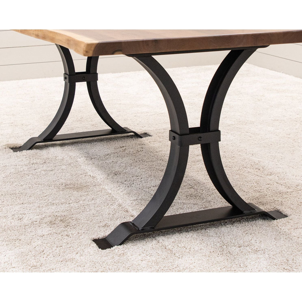 Live Edge Walnut Wood Conference Table