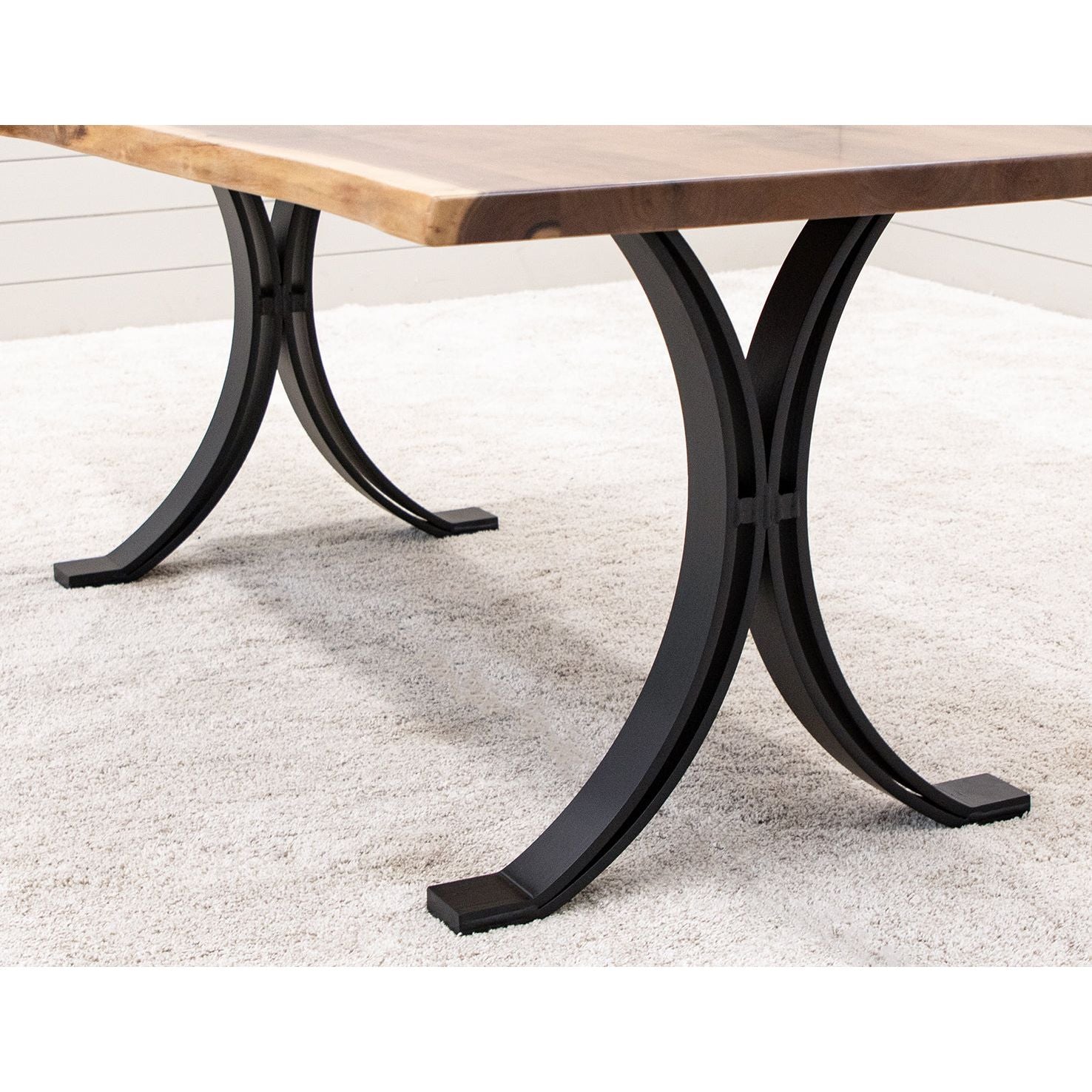 Live Edge Walnut Wood Dining Table