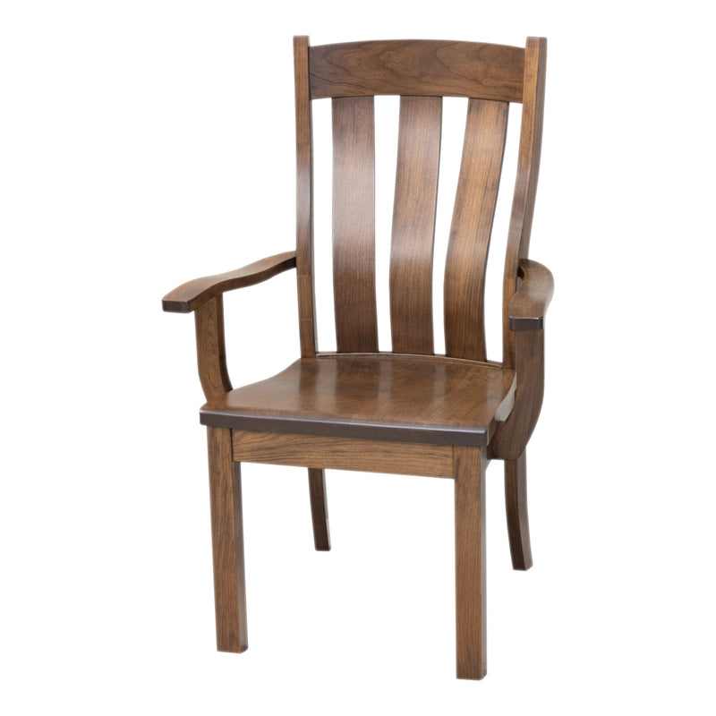 Lancaster Cherry Wood Arm Dining Chair | CO