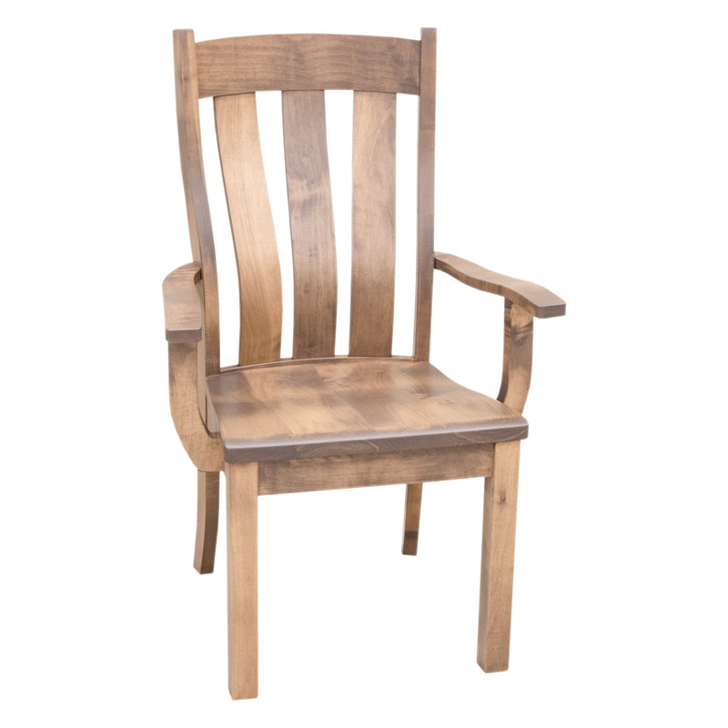 Lancaster Maple Wood Arm Dining Chair | WB