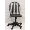 Low Paddle Back Black Maple Wood Office Chair | EB