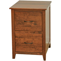 Michigan Cherry Wood 2-Drawer File Cabinet | GB