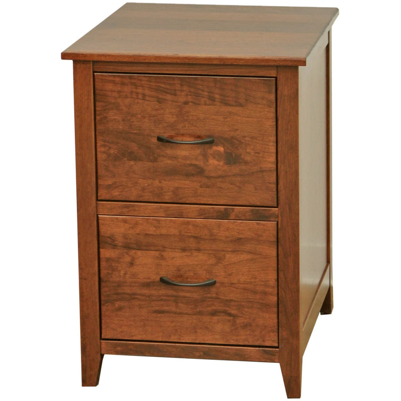 Michigan Cherry Wood 2-Drawer File Cabinet | GB