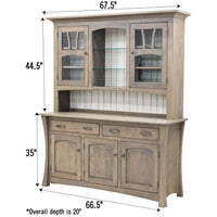 Montana Maple Wood Hutch | CS&DCD