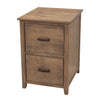 Michigan Maple Wood 2-Drawer File Cabinet | CO