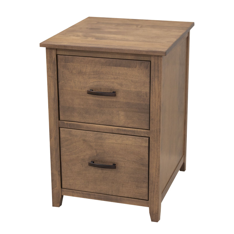 Michigan Maple Wood 2-Drawer File Cabinet | CO