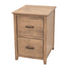 Michigan Maple Wood 2-Drawer File Cabinet | WB
