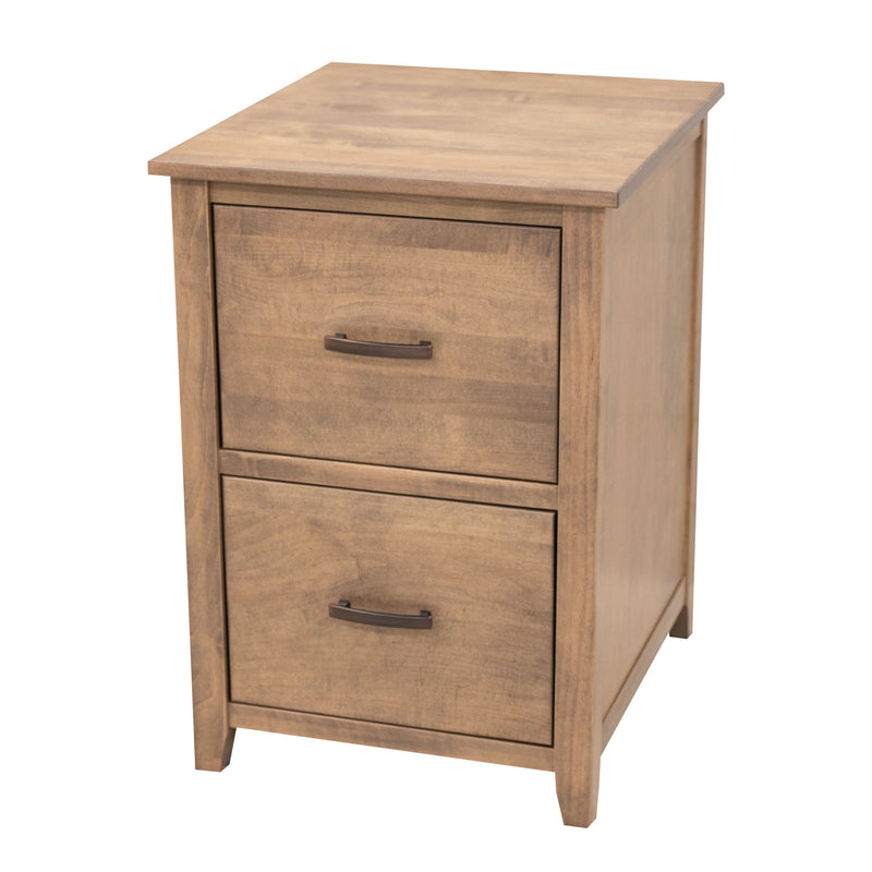 Michigan Maple Wood 2-Drawer File Cabinet | WB