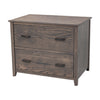 Michigan Oak Wood 2-Drawer Lateral File Cabinet | SB