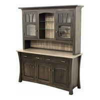 Montana Black & Wood Hutch | M-DK&RWO-GRB