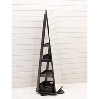 Maxwell Amish Revolving Storage Leaner Mirror