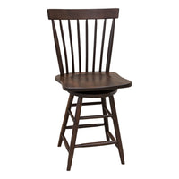 Milton Windsor Maple Wood 24" Swivel Bar Stool | BV