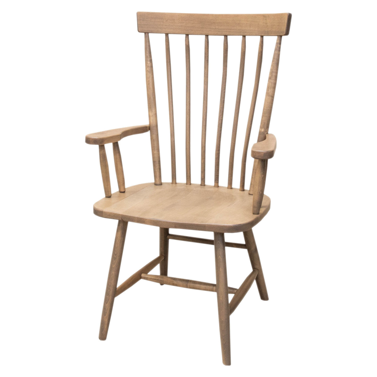 Milton Windsor Maple Wood Arm Dining Chair | DS