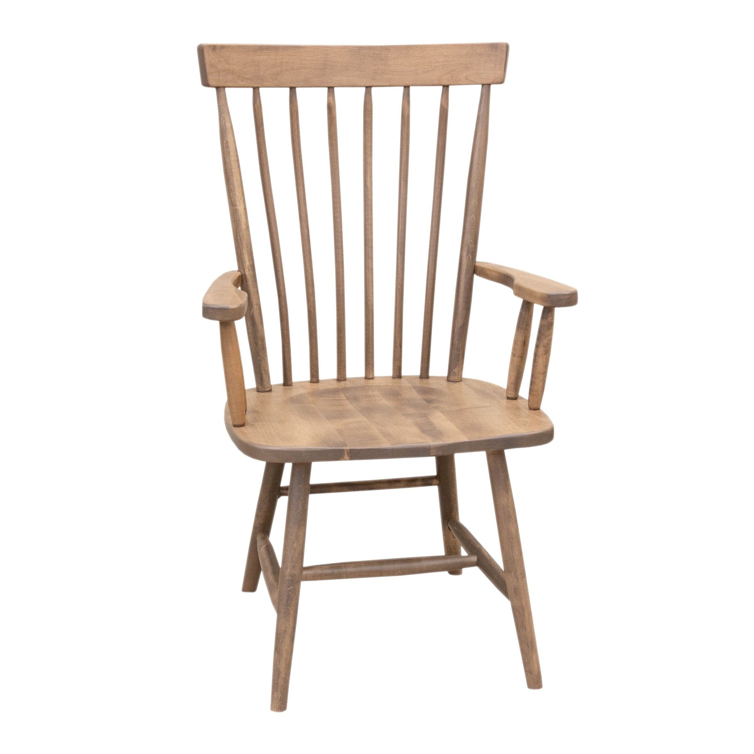 Milton Windsor Maple Wood Arm Dining Chair | WB