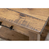 Salt Creek Hickory Wood Large Square Open End Table | CO