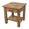 Salt Creek Hickory Wood Large Square Open End Table | CO