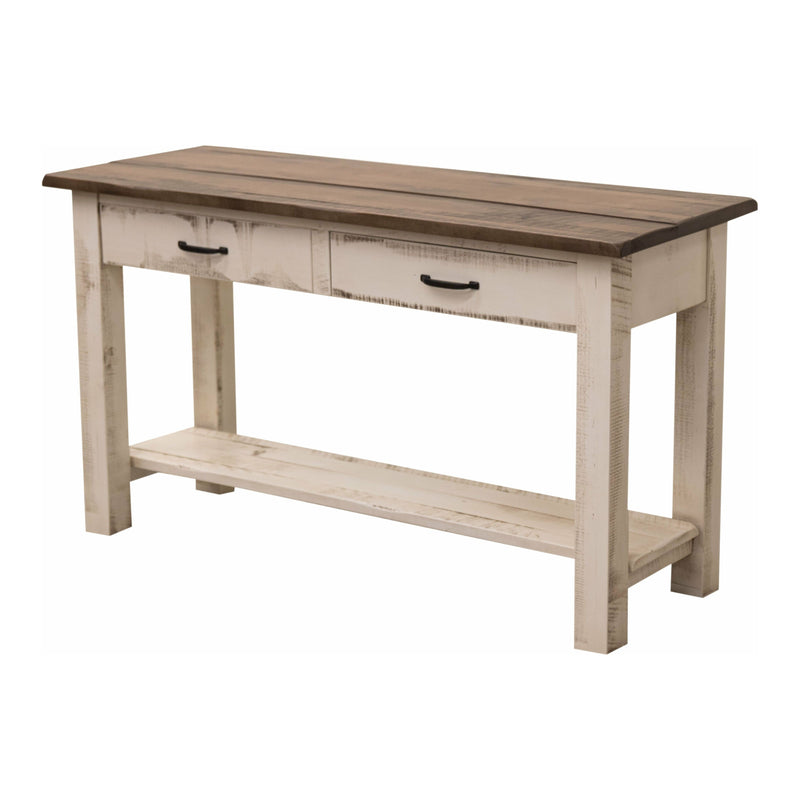 Salt Creek White & Wood Open Sofa Table | M-CS&DCD