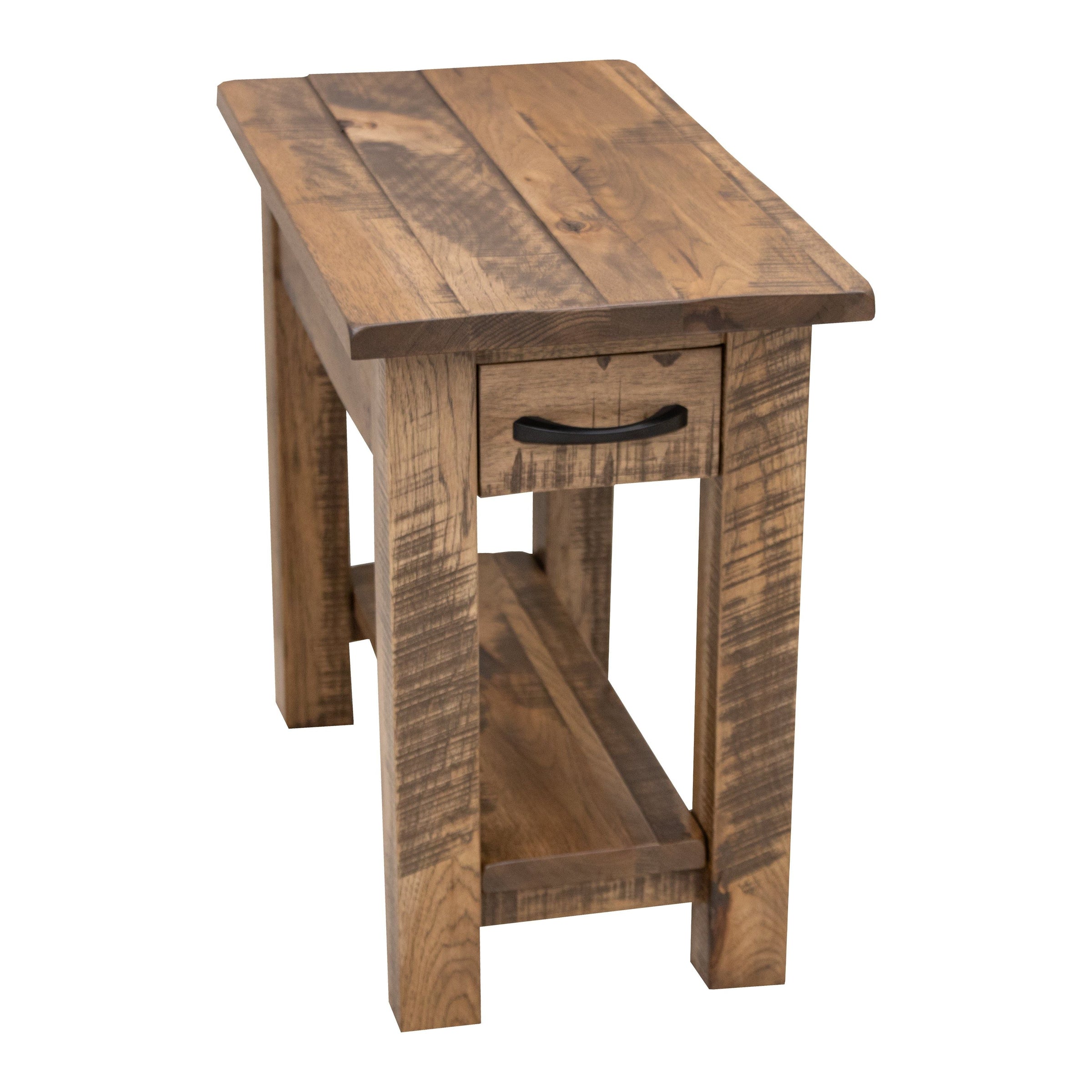 Salt Creek Hickory Wood Small Rectangle Open End Table | CO