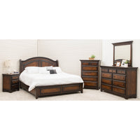 Mt. Hope Amish Sleigh Storage Platform Bed