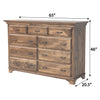 Mt. Hope Amish 9-Drawer Tall Dresser